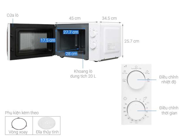 Lò vi sóng Electrolux EMM20K18GW