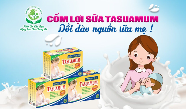 Cốm lợi sữa Tasuamum